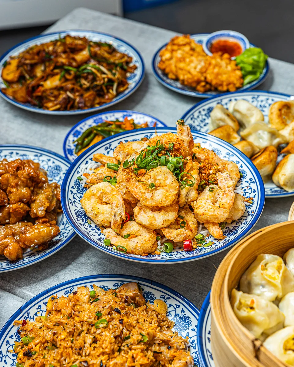 Freshly made dumplings at Chef Chen Dumplings